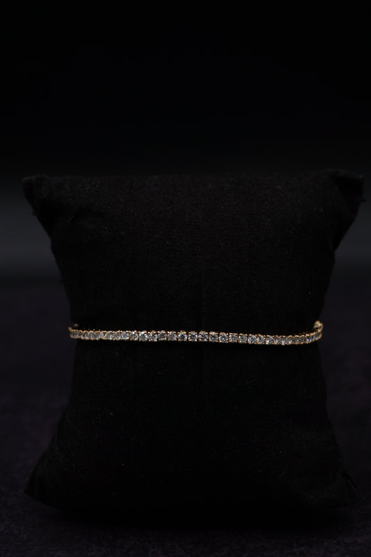 Round Shape Tennis Bracelet