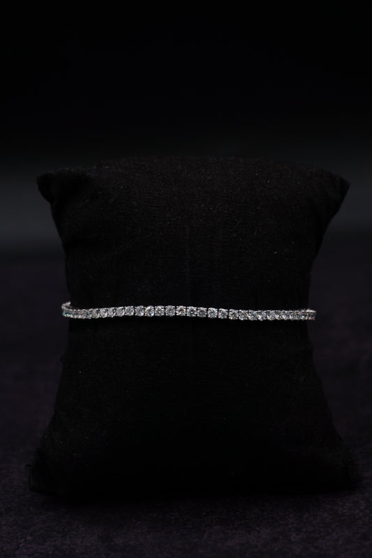 Round Shape Tennis Bracelet